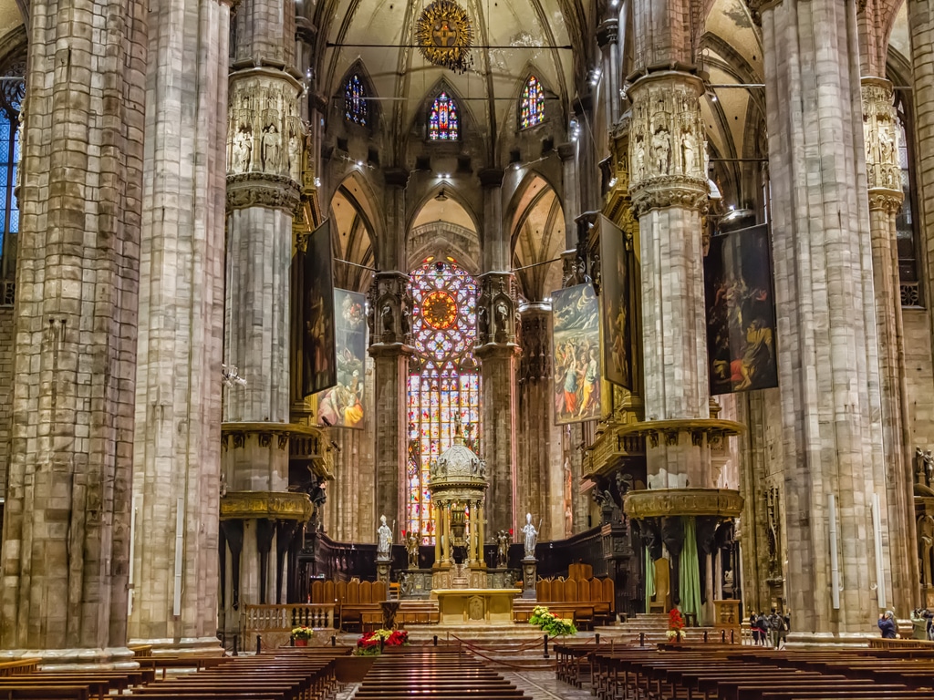 Concerto di Pasqua Milano Duomo interno navata